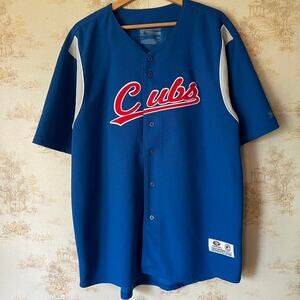 Vintage Y2K Chicago Cubs Baseball Jersey | True Fan Alternate | Size XL